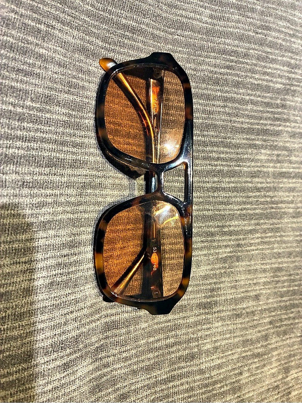 Vehla Dixie Tortoise Rectangular Sunglasses in Brown